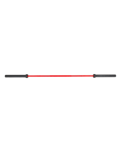 FITNESS PRODUCTS DIRECT 7' CERAMIC OLYMPIC BAR - 6 NEEDLE BEARING (RED)