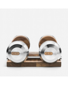 COLMIA™ Dumbbells With Solid Wood Stand