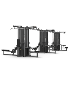 TRUE FITNESS 3 MODULAR FRAMES WITH DUAL CABLE CROSSOVER