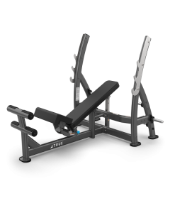 TRUE FITNESS 3 WAY BENCH PRESS WITH PLATE HOLDERS